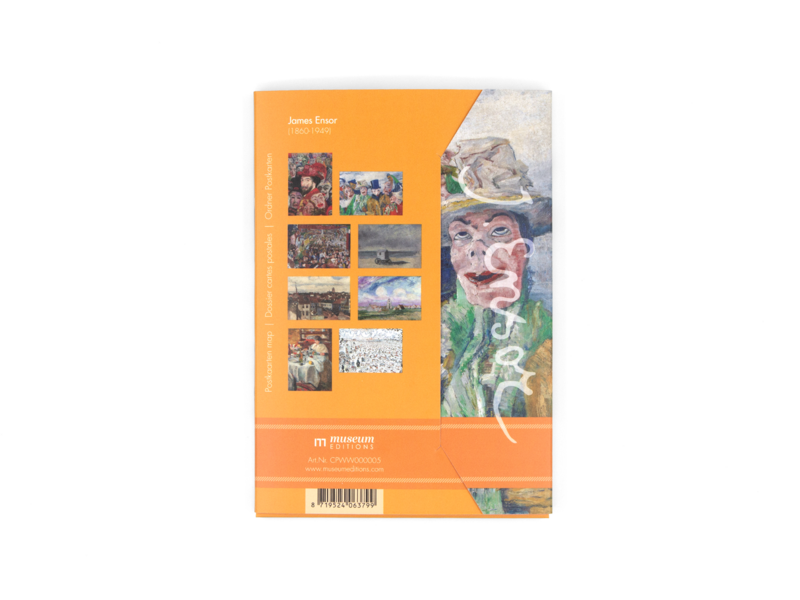 Ansichtkaart mapje, James Ensor