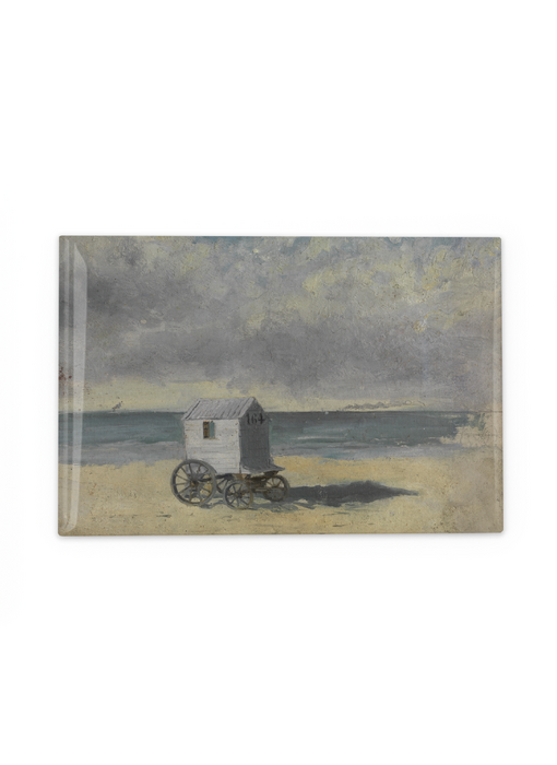 Kühlschrankmagnet, James Ensor, Badehütte am Strand