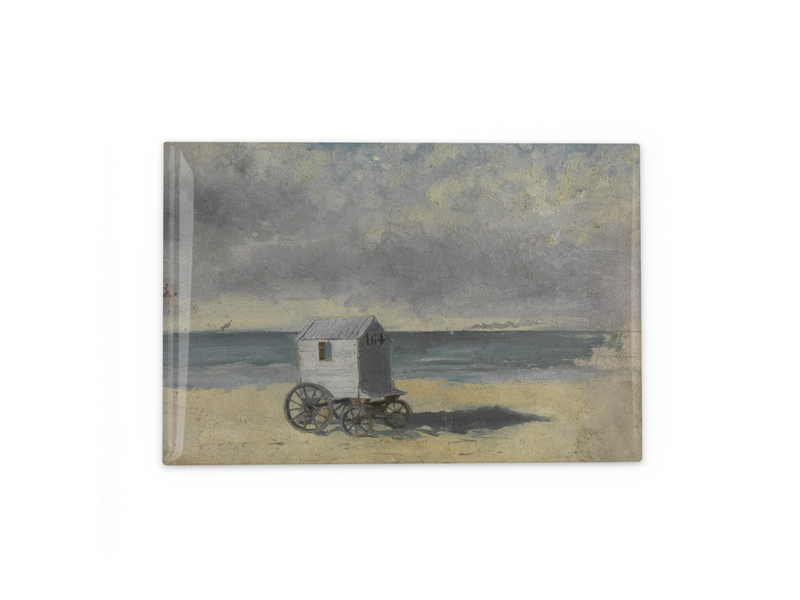 Fridge magnet , James Ensor,  Bathing Hut on the Beach