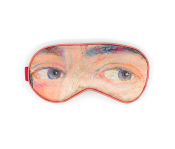 Sleeping mask, James Ensor, Detail Self-Portrait with Masks