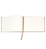 Notitieboek -GOUD/KOPER met insert voor  postkaart/foto - horizontaal