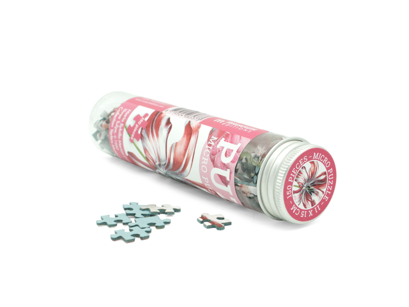 Mini Kunst puzzel, Tulips, Maria Sibylla Merian
