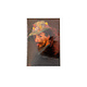 Double card with envelope,  James Ensor, Self-Portrait with Flowere