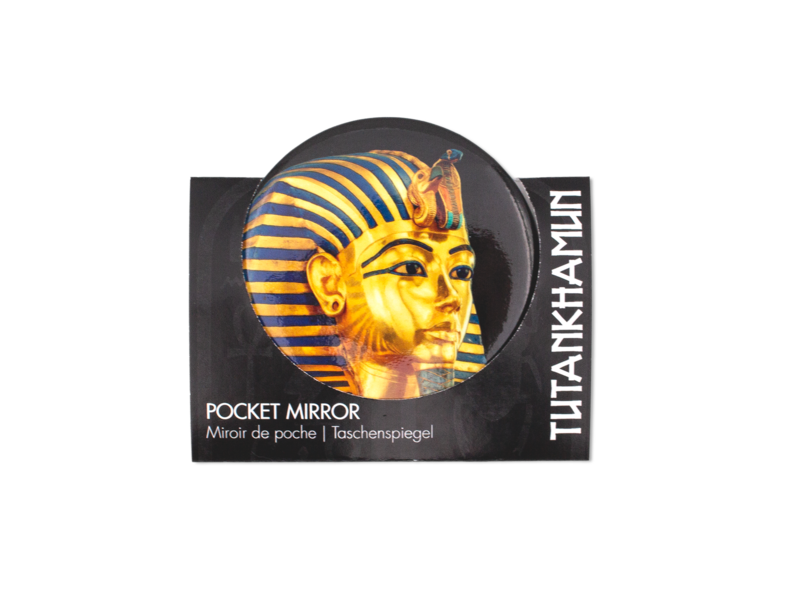 Miroir de poche,  Ø 80mm, Toutankhamon