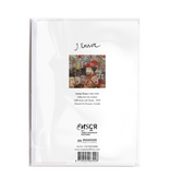 Doppelkarte mit Umschlag,  James  Ensor,  Porträt mit Masken