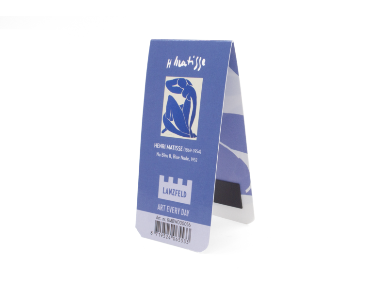Magnetische boekenlegger Matisse, Blauw naakt II