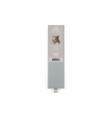 Set o 5 HB pencils in Silver metallic carton box