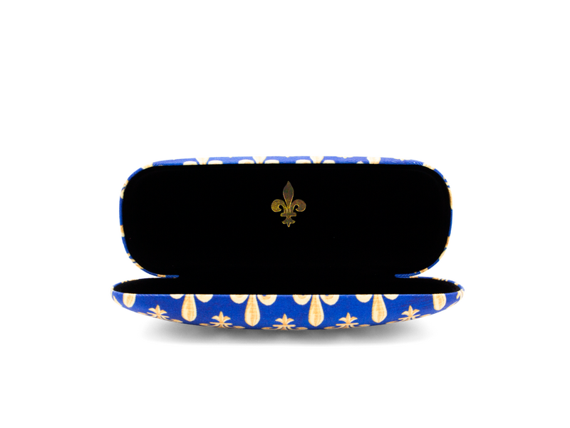 Spectacle case, Fleur de Lys