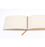 Linen hardcover Drawing Book, A6 , beige, Landscape -