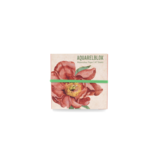 Cuaderno de dibujo en acuarela, cuadrado, Peonías