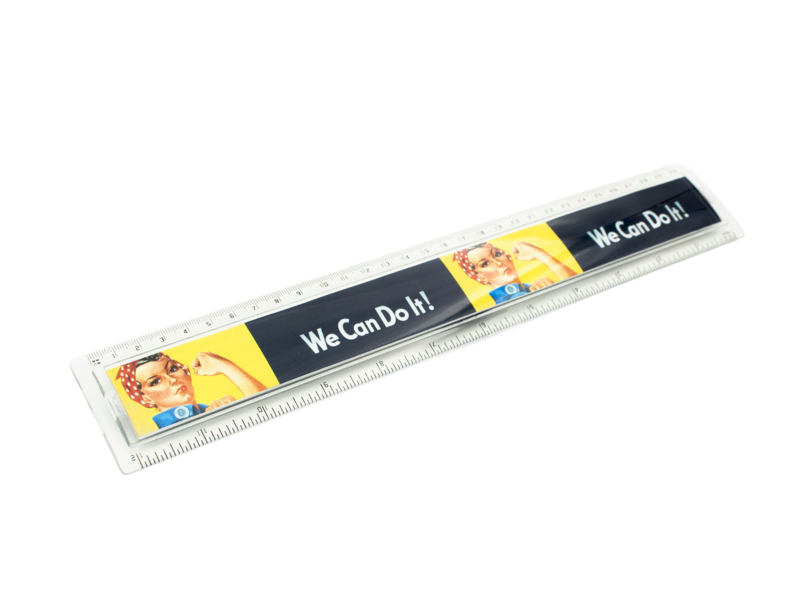 Lineal, 30cm, We can do it