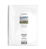 Tarjeta doble con sobre,  James Ensor,  Vista de Mariakerke