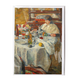 Dubbele kaart met envelop,  James  Ensor,  De oestereter