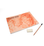 Drawingbook, A4 Hendrick Goltzius, Two Male Heads