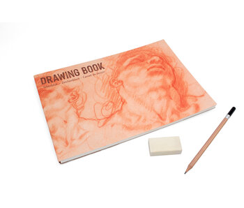 Drawingbook, A4 Hendrick Goltzius, Two Male Heads