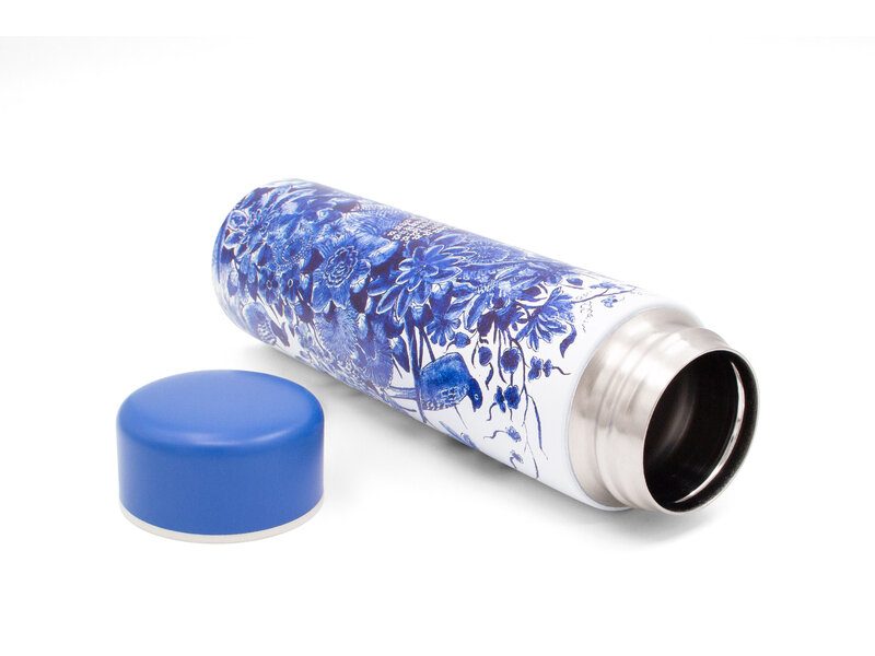 Thermal drinking cup, Delft Blue Birds