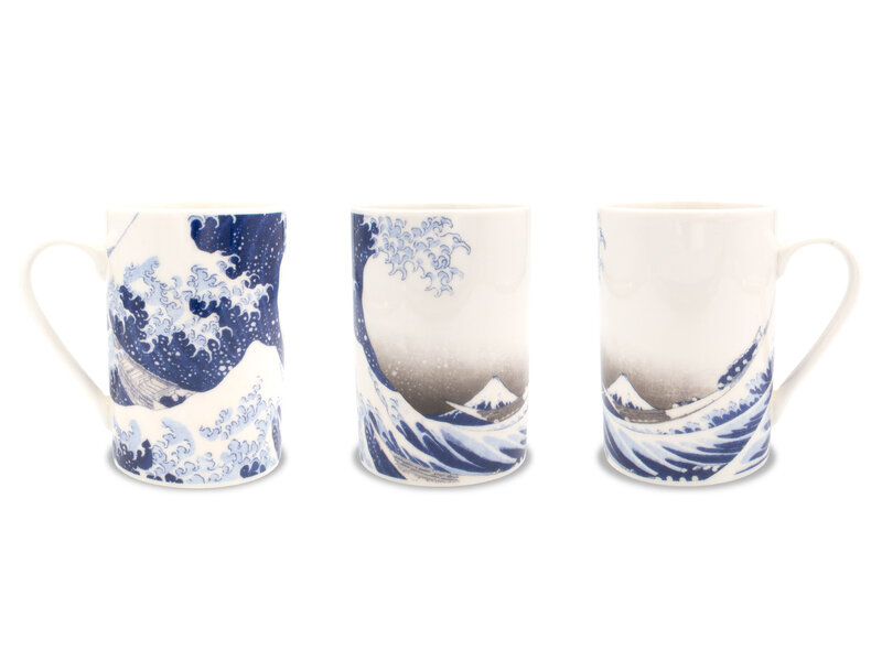 Becher, Die große Welle, Hokusai