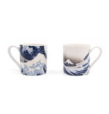 Service à expresso, La Grande Vague, Hokusai