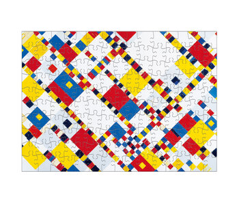 Micro puzzle in tube, 150 pieces Mondriaan, Boogie Woogie