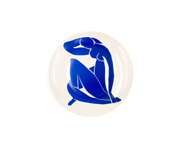Plato de porcelana, Ø 20 cm, Matisse, Desnudo II (Nu bleu II)