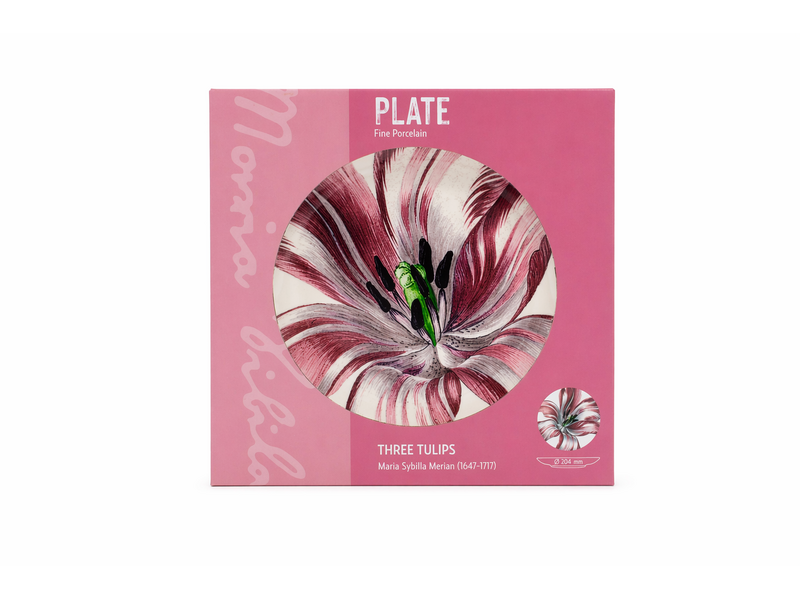 Porseleinen bord, Ø 20  cm, Tulip, Merian