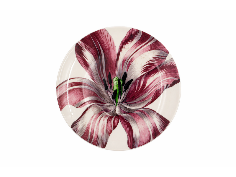 Porseleinen bord, Ø 20  cm, Tulip, Merian