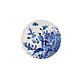 Plato de porcelana, Ø 20 cm, Pájaros de Delft Blue