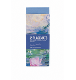 Cotton placemats-set of 2- Monet, Waterlilies