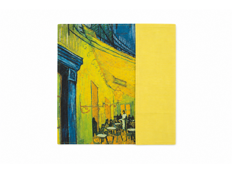Manteles individuales de algodón - juego de 2 -  Van Gogh, Terraza cafetería