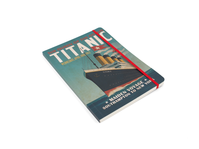 Softcover-Notizbuch, A5,, Titanic