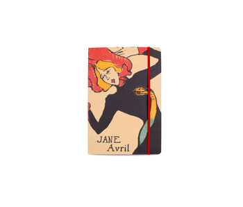 Softcover-Notizbuch, A5,  Toulouse Lautrec, Jane Avril
