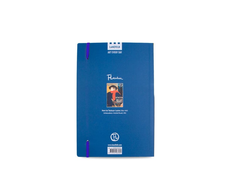 Cuaderno de tapa blanda, A5,  Toulouse Lautrec, Aristide Bruant Ambassadeur