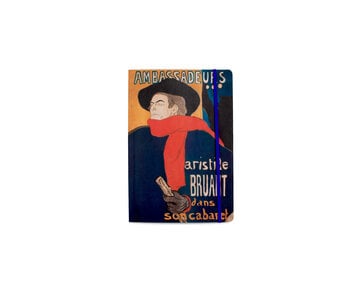 Softcover Books A5 Toulouse Lautrec, Aristide Bruant