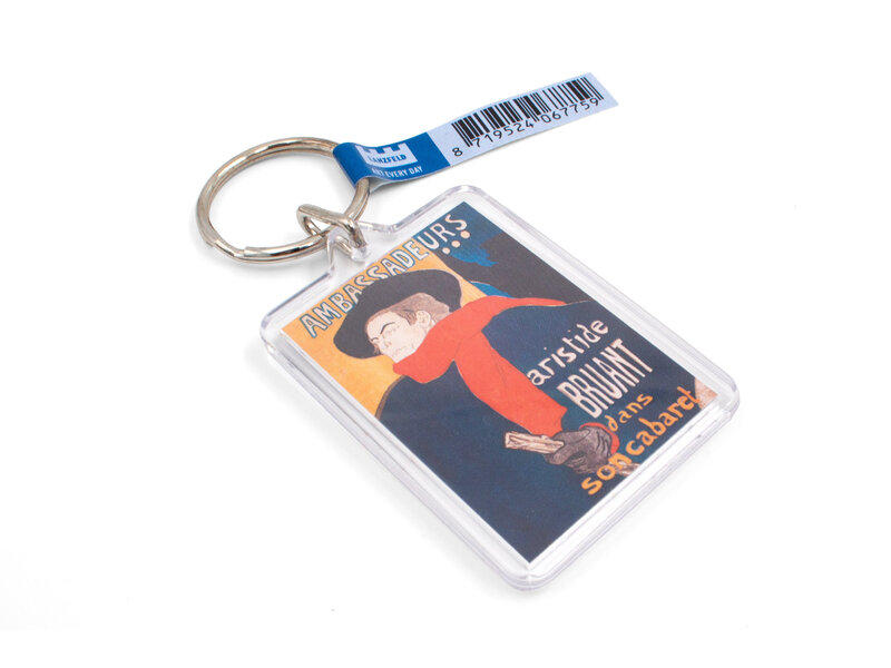 Keyring,  Toulouse Lautrec, Aristide Bruant Ambas