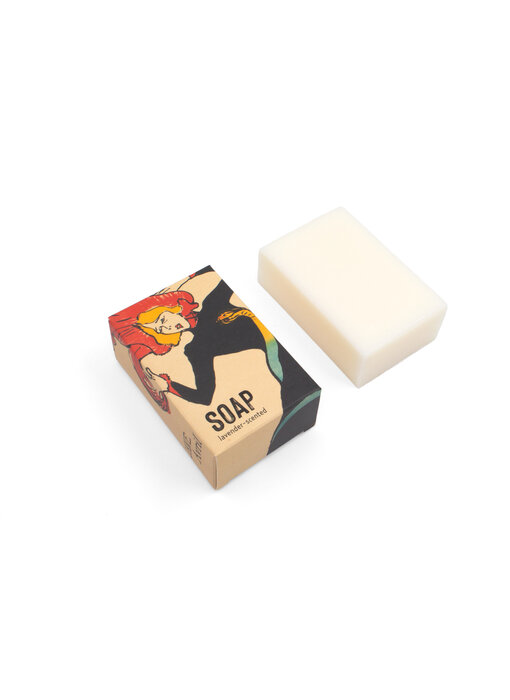 Jabón en caja, pastilla individual, Toulouse Lautrec, Jane Avril