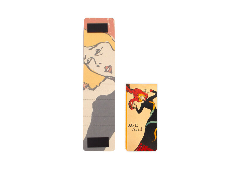 Magnetisches Lesezeichen,Toulouse Lautrec, Jane Avril