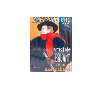 Mini Poster , A3, Toulouse Lautrec, Aristide Bruant Ambassadeurs