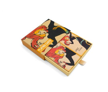 Set of 2 playing cards,  Toulouse Lautrec