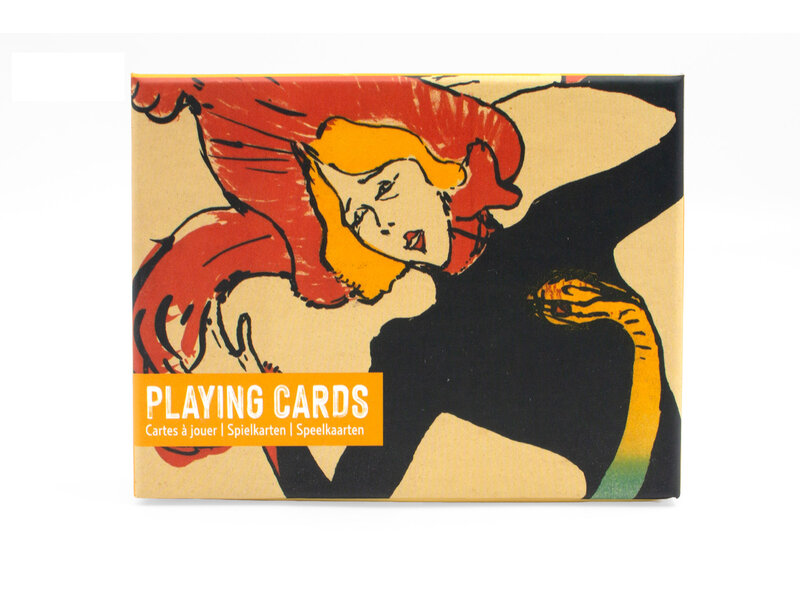Set of 2 playing cards, Toulouse Lautrec