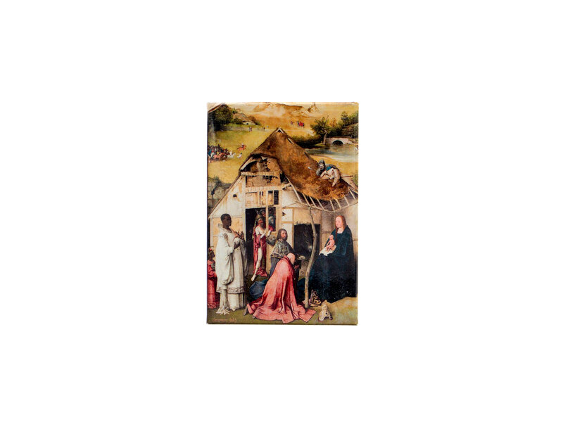 ijskast magneet, Jheronimus Bosch, Aanbidding der Koningen