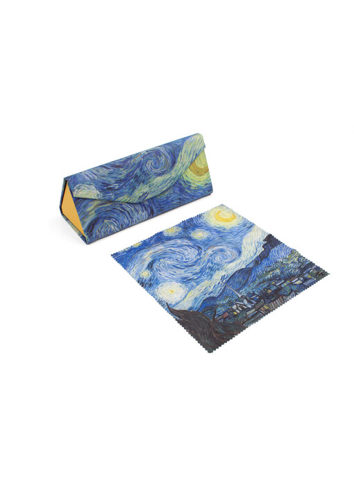 Estuche plegable para gafas  + chiffon à lunettes,Vincent van Gogh,  Noche estrellada