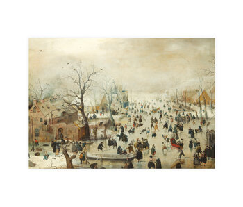 Postcard, 10 x 15 cm,  Avercamp, Winterlandscape