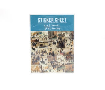 Stickervel, Avercamp, winterlandschap