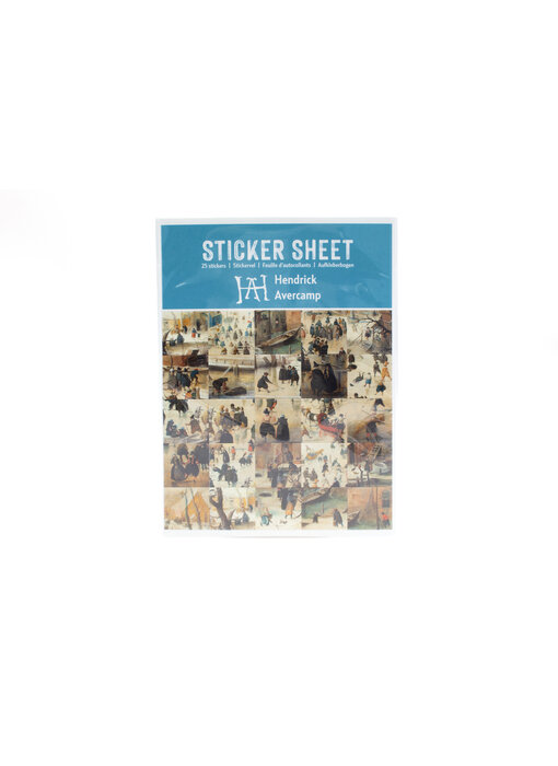 Stickervel, Avercamp, winterlandschap