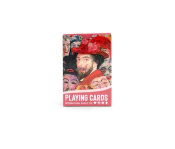 Spielkarten,James  Ensor  Porträt mit Masken