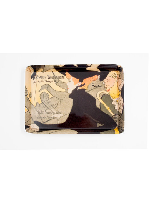 Mini bandeja, 21 x 14 cm, Toulouse-Lautrec, Diván japonés