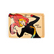 Mini dienblad , 21 x 14 cm, Toulouse-Lautrec,  Jane Avril
