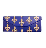 Foldable spectacle case , Fleur de Lys