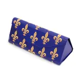 Foldable spectacle case , Fleur de Lys