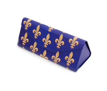 Foldable spectacle case , Fleur de Lys